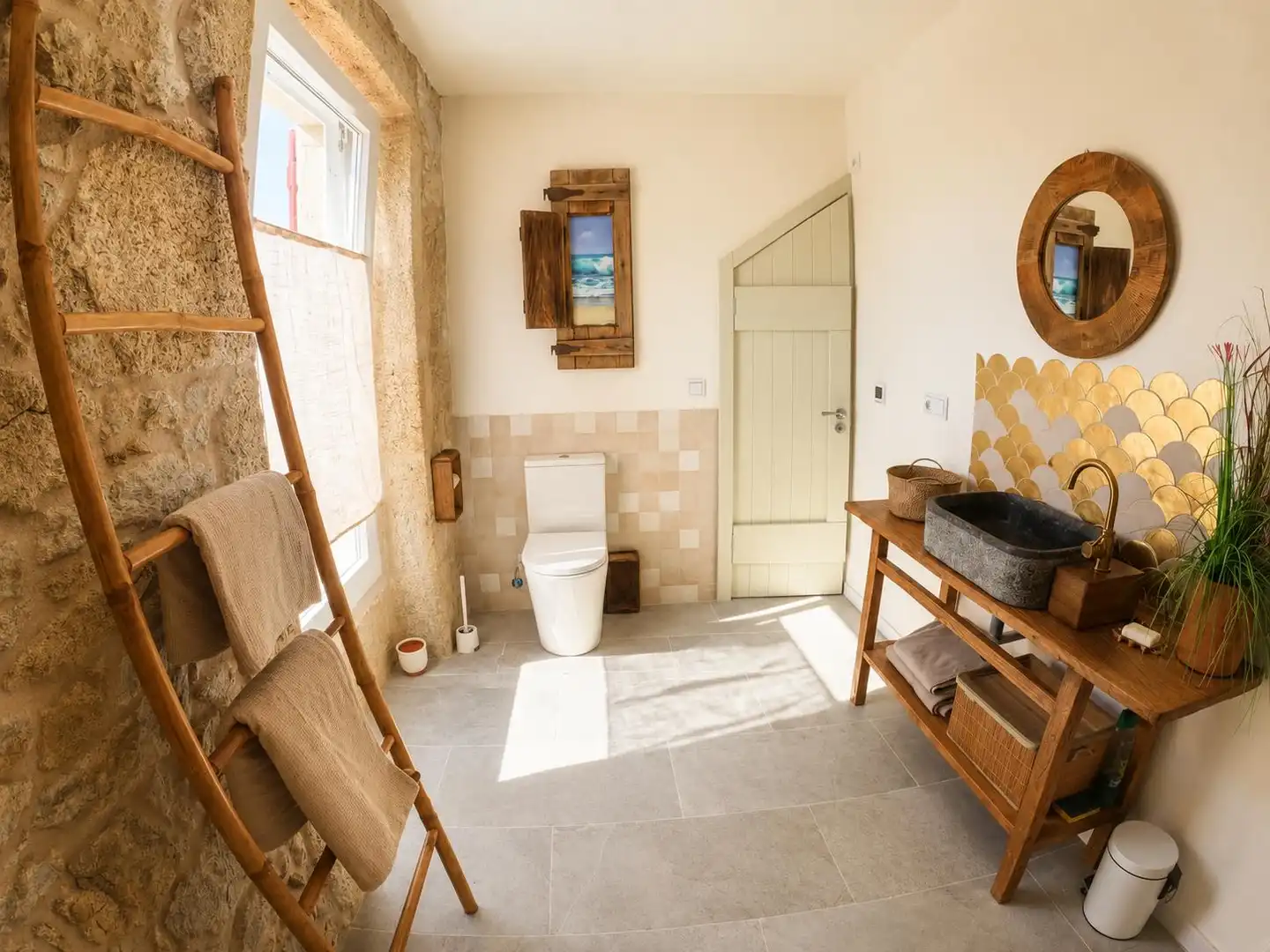 Bathroom of Houses for sale in Ribeira  with Furnished