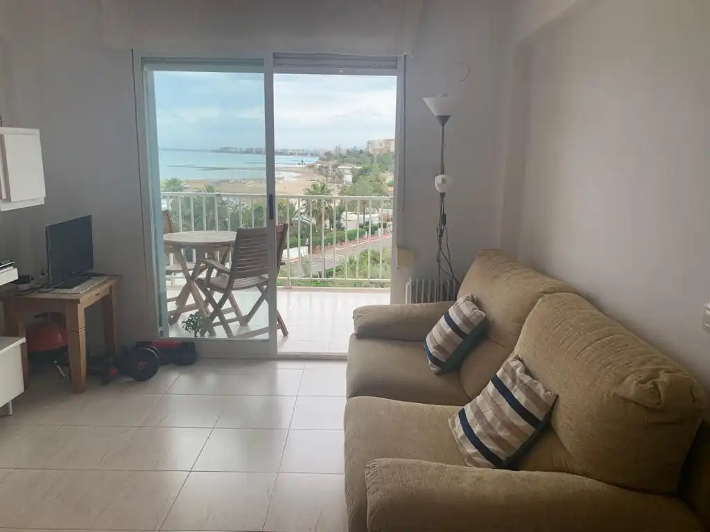 Sala de estar de Apartamento de alquiler en Benicasim / Benicàssim con Terraza