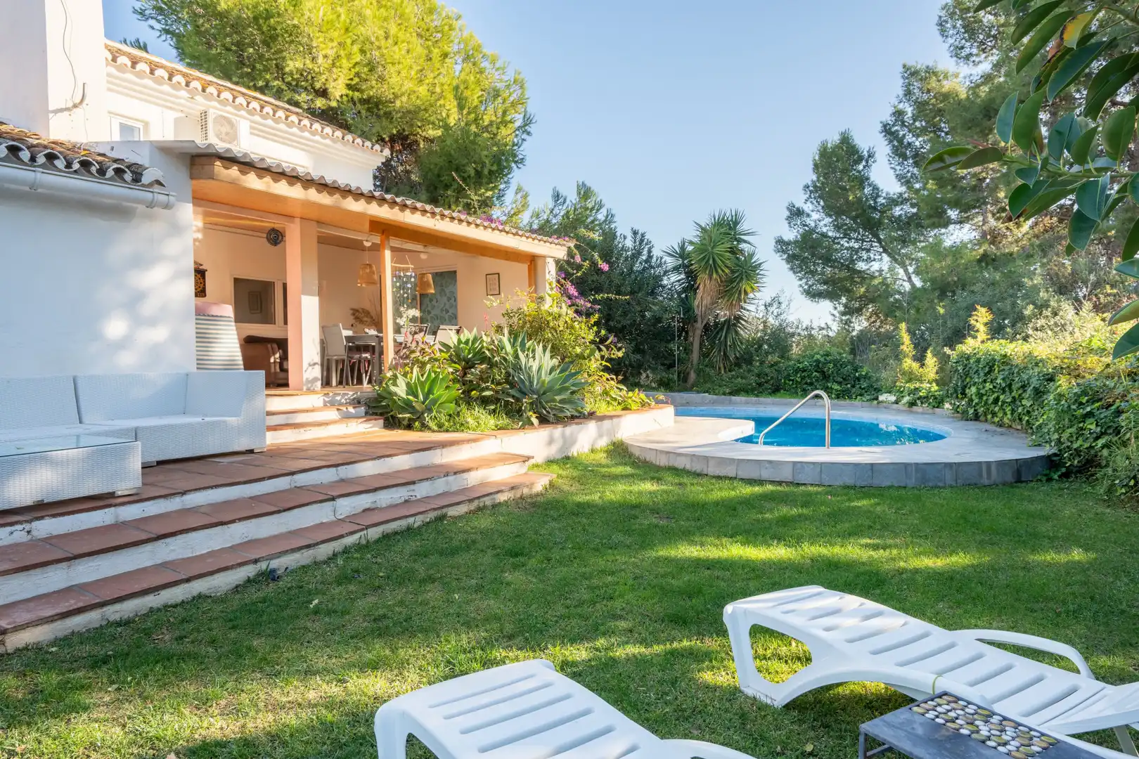 Jardí de Casa o xalet en venda en Fuengirola amb Aire condicionat, Jardí privat i Terrassa