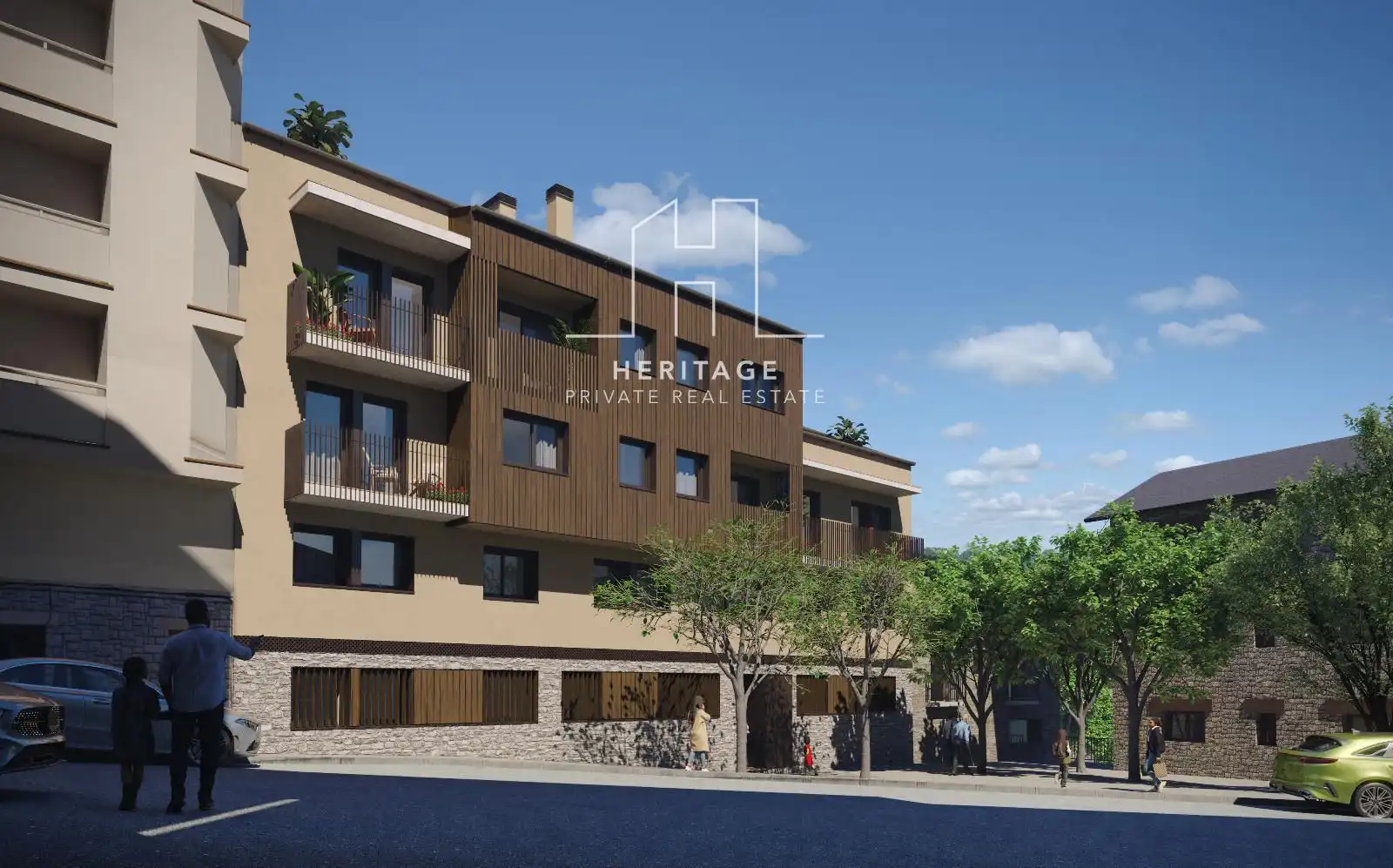 Außenansicht von Wohnung zum Verkauf in Puigcerdà mit Heizung, Abstellraum und Schwimmbad