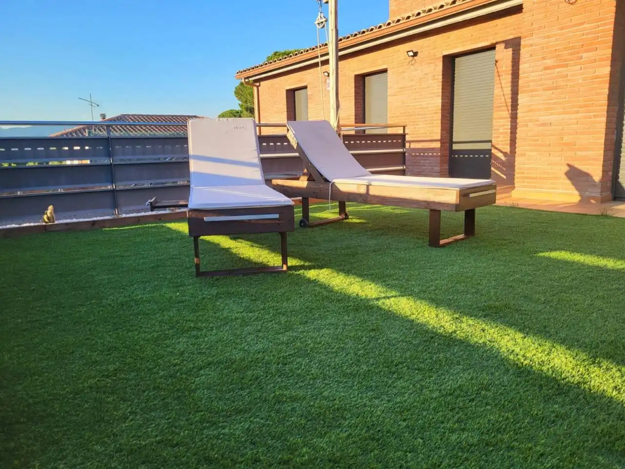 Terraza de Casa o chalet en venta en La Roca del Vallès con Aire acondicionado, Calefacción y Jardín privado