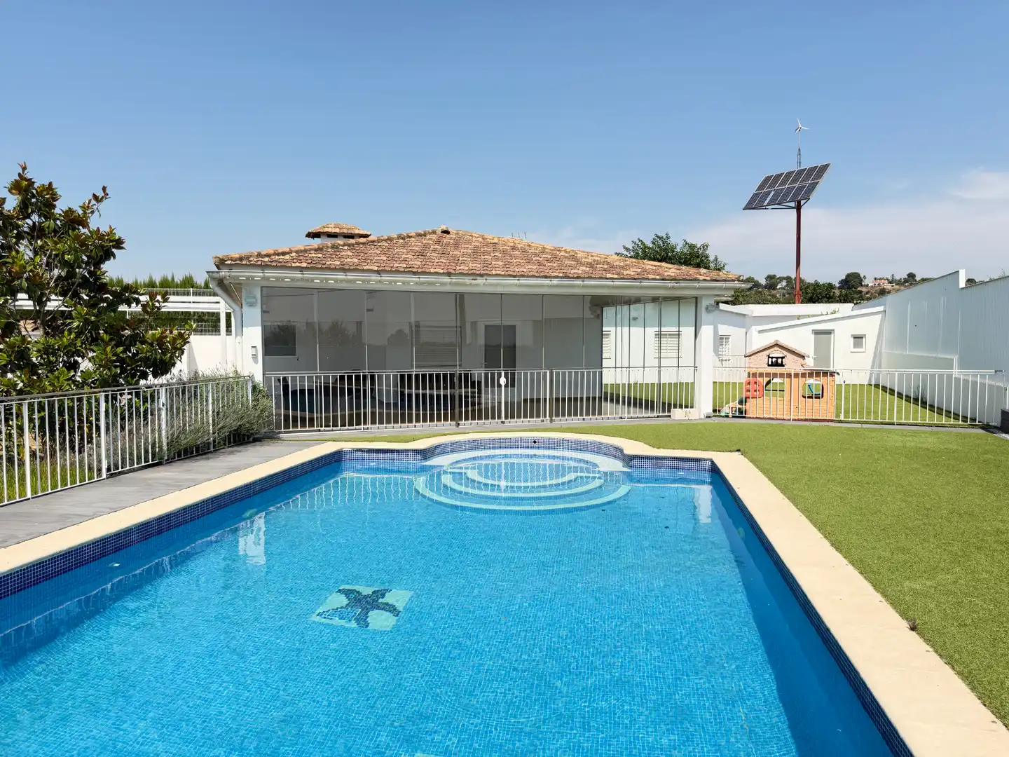 Piscina de Casa o xalet en venda en Carlet amb Aire condicionat, Calefacció i Jardí privat