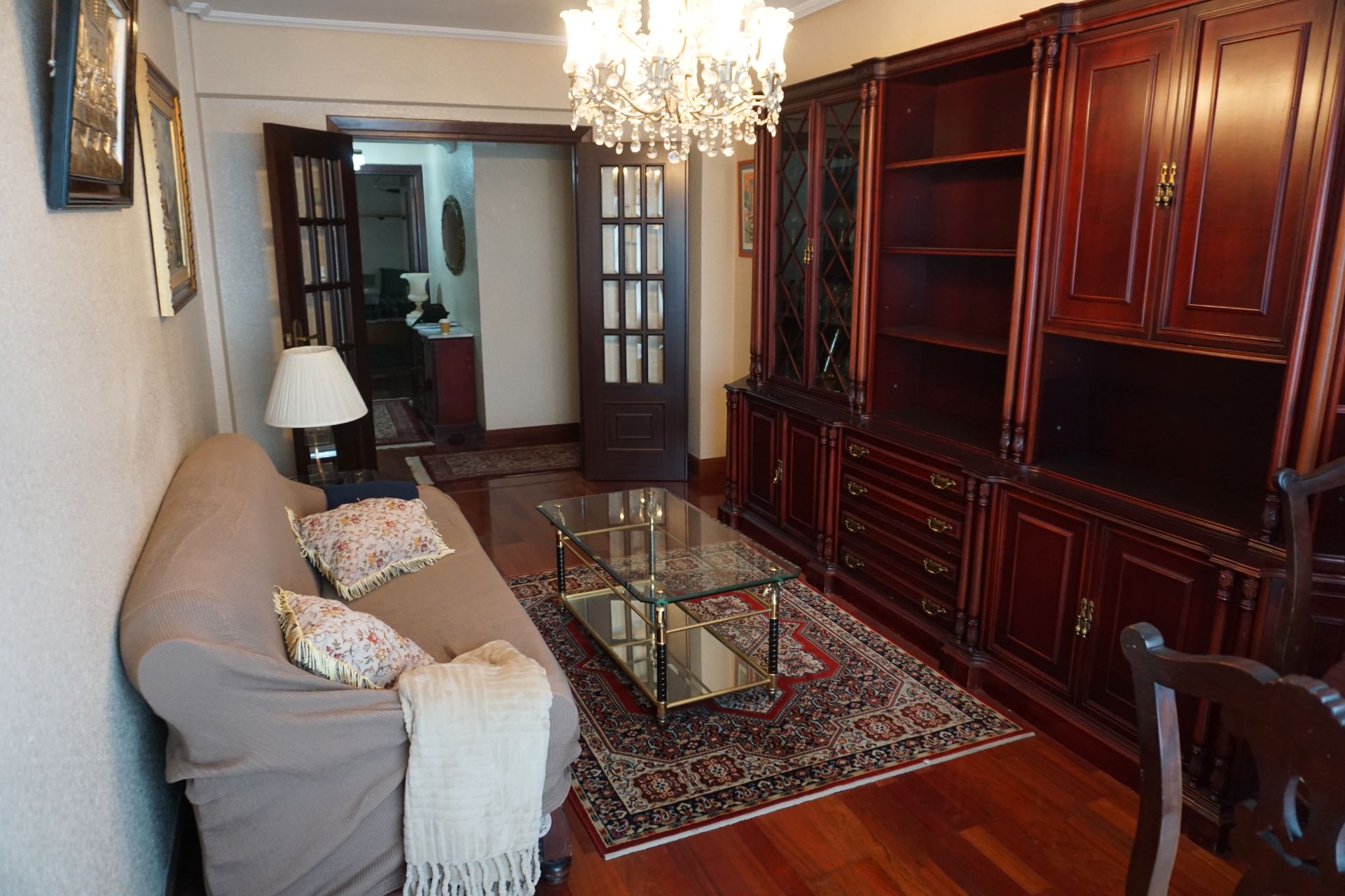 Sala de estar de Piso en venta en Basauri  con Calefacción, Trastero y Amueblado