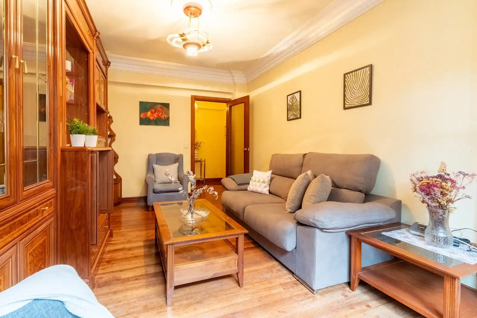 Sala de estar de Piso en venta en Errenteria con Amueblado