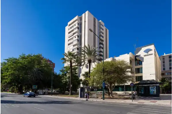 Exterior view of Flat for sale in Málaga  with Air Conditioner
