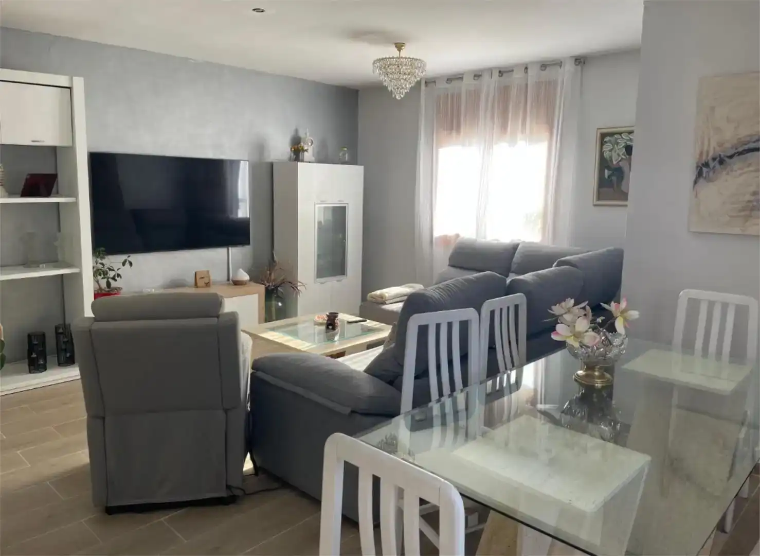 Wohnzimmer von Wohnung zum Verkauf in Alcañiz mit Abstellraum und Möbliert