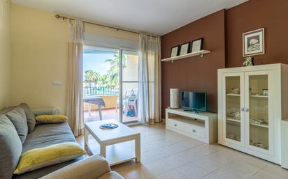 Sala d'estar de Apartament en venda en El Verger amb Aire condicionat, Calefacció i Jardí privat