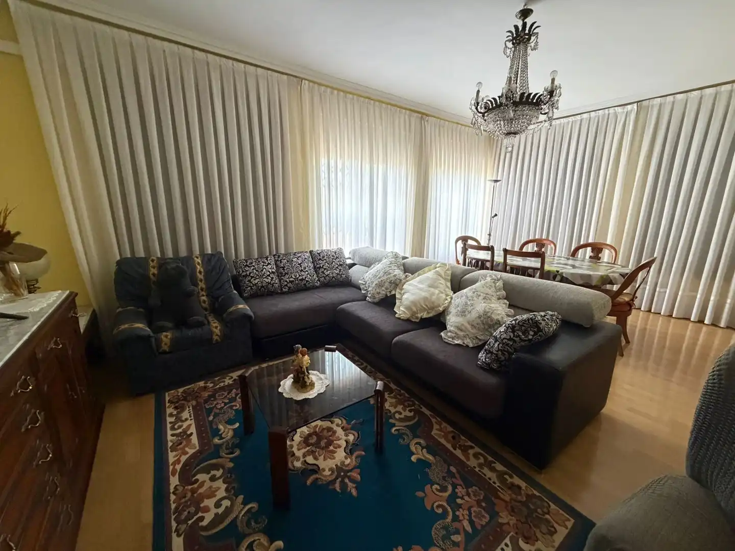 Sala d'estar de Casa o xalet en venda en Marcilla amb Aire condicionat, Calefacció i Jardí privat