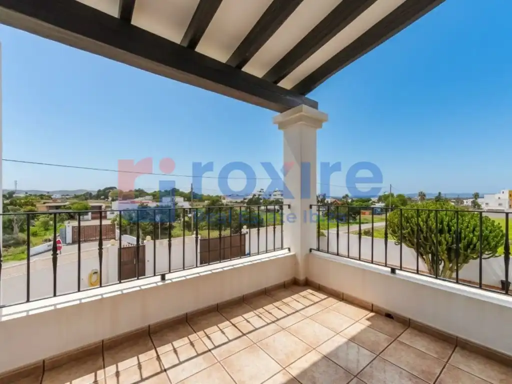 Terrassa de Casa o xalet en venda en Sant Josep de sa Talaia amb Aire condicionat, Jardí privat i Terrassa