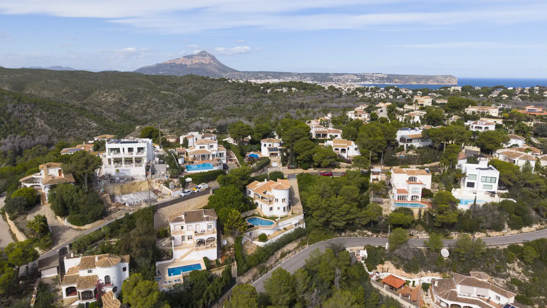 Exterior view of Houses for sale in Jávea / Xàbia  with Heating, Private garden and Terrace
