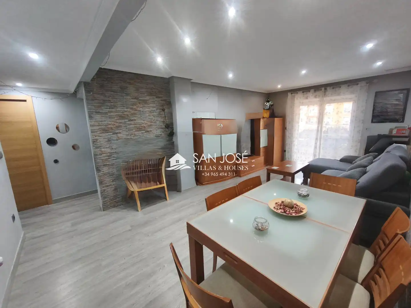 Sala de estar de Piso en venta en Aspe con Aire acondicionado, Jardín privado y Balcón
