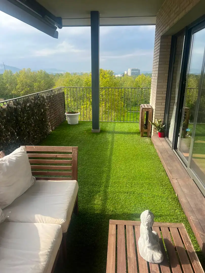 Terrasse von Wohnung zur Miete in Sant Cugat del Vallès mit Klimaanlage, Parkett und Terrasse