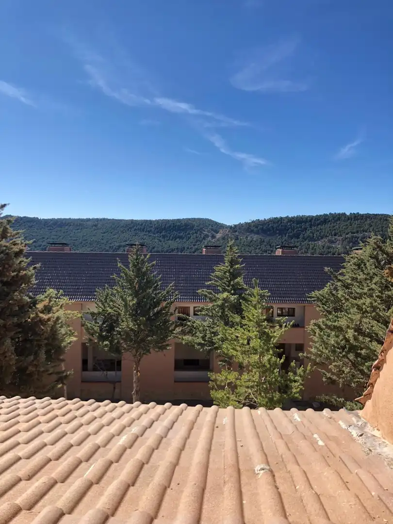 Exterior view of Flat for sale in Alcalá de la Selva  with Heating, Terrace and Storage room