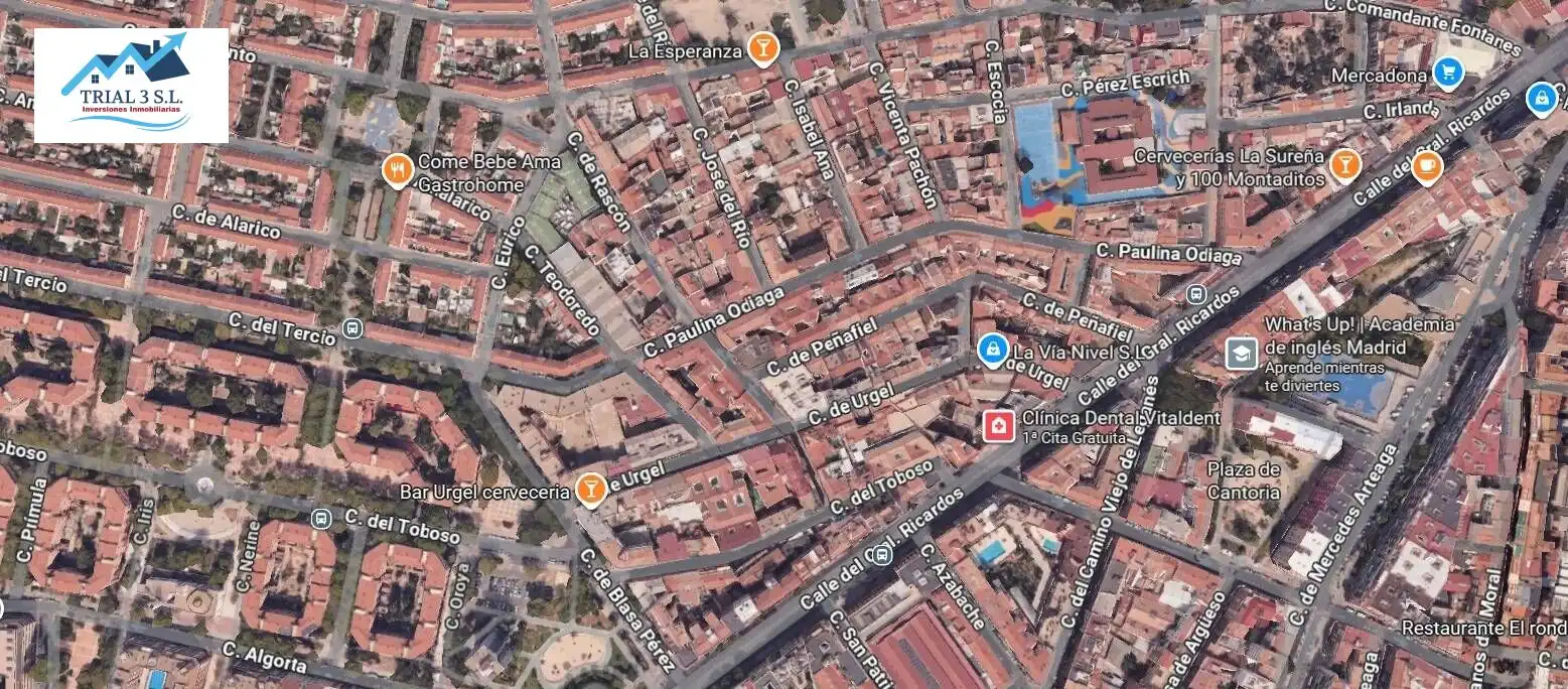 Vista exterior de Piso en venta en Madrid