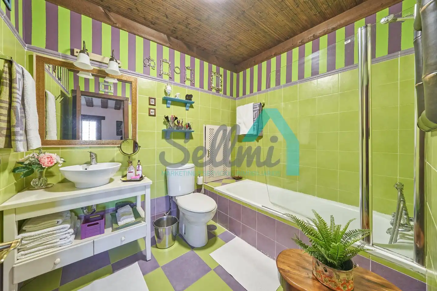 Baño de Casa o chalet en venta en Siero con Calefacción, Jardín privado y Parquet