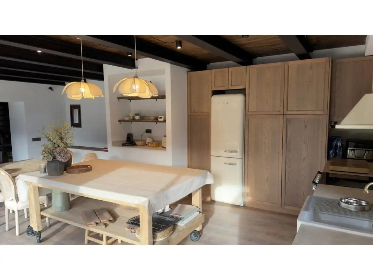 Cocina de Casa o chalet en venta en Montellà i Martinet con Calefacción, Jardín privado y Parquet