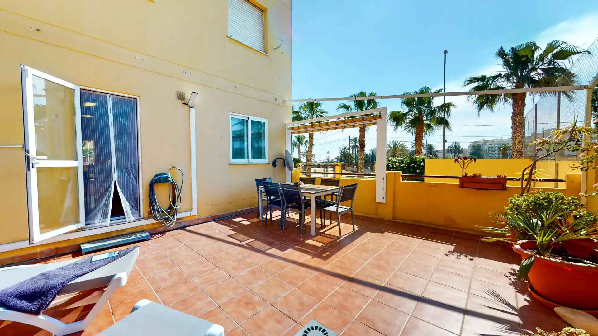 Terraza de Apartamento de alquiler en Dénia con Aire acondicionado, Calefacción y Terraza