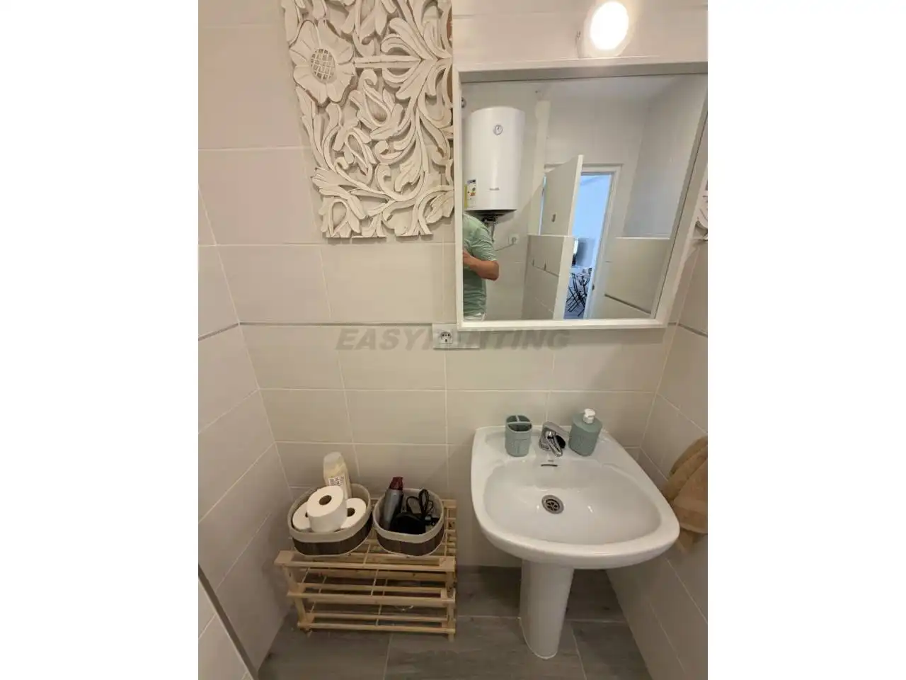 Badezimmer von Loft zur Miete in La Línea de la Concepción mit Klimaanlage, Möbliert und Alarm