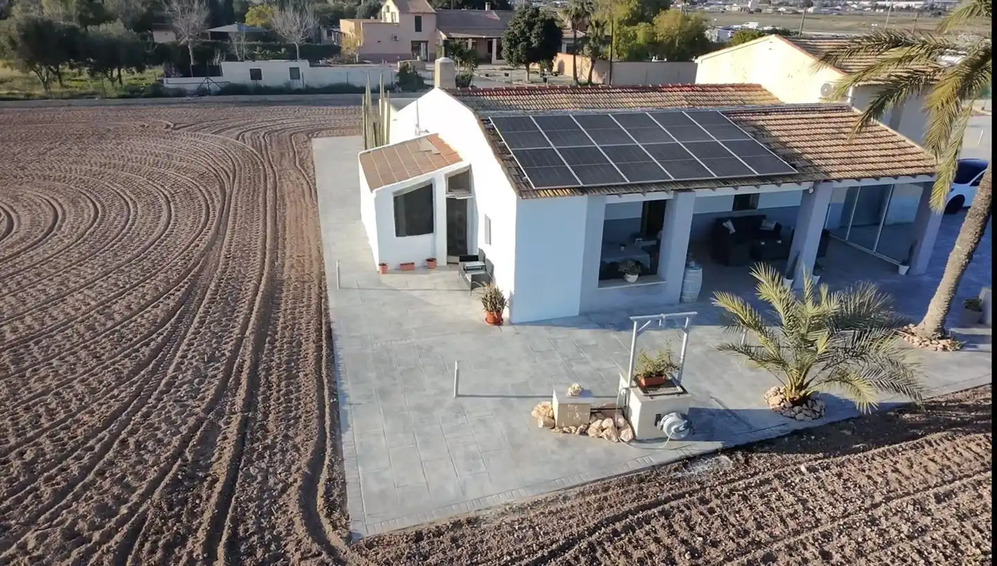 Vista exterior de Finca rústica en venta en Elche / Elx con Aire acondicionado y Jardín privado