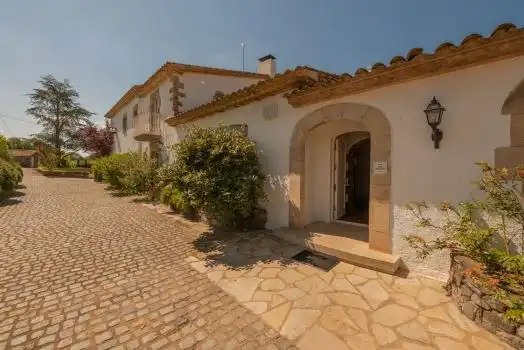Vista exterior de Finca rústica en venda en Riudarenes amb Aire condicionat, Calefacció i Jardí privat