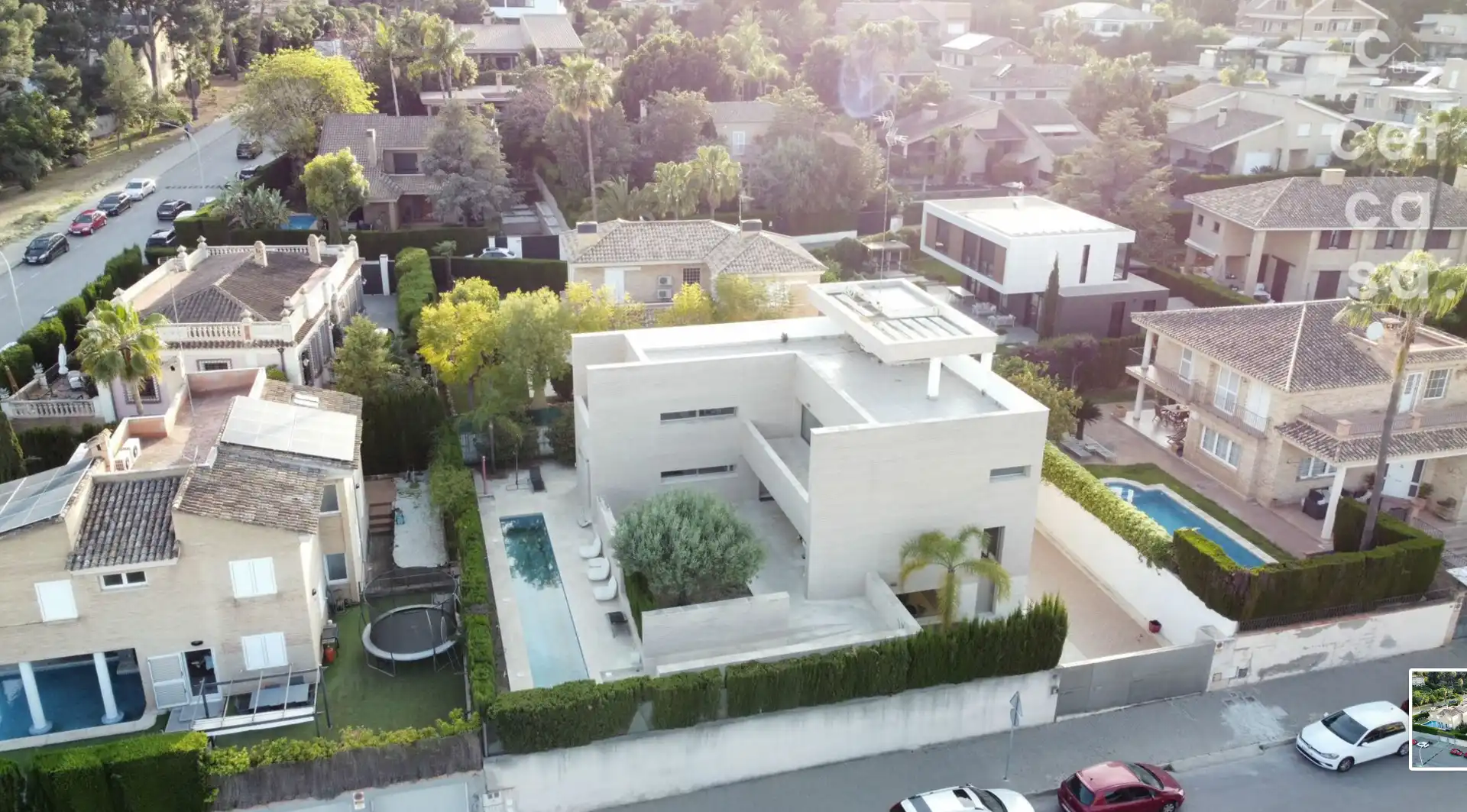 Exterior view of Houses for sale in Godella  with Private garden, Terrace and Swimming Pool