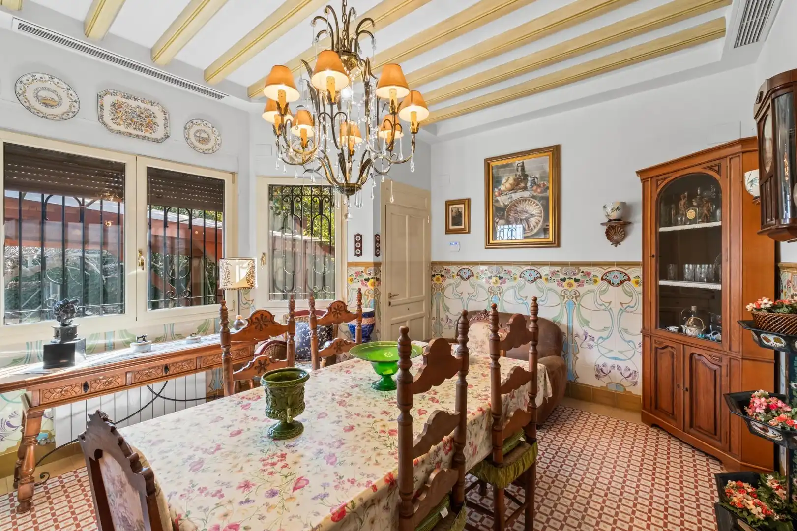 Comedor de Casa o chalet en venta en Elche / Elx con Aire acondicionado, Calefacción y Jardín privado