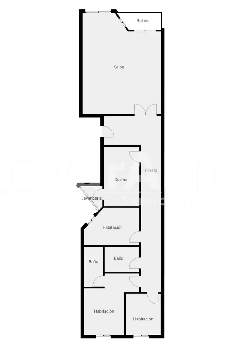 Piso en venta en Tavernes de la Valldigna con Aire acondicionado, Calefacción y Trastero