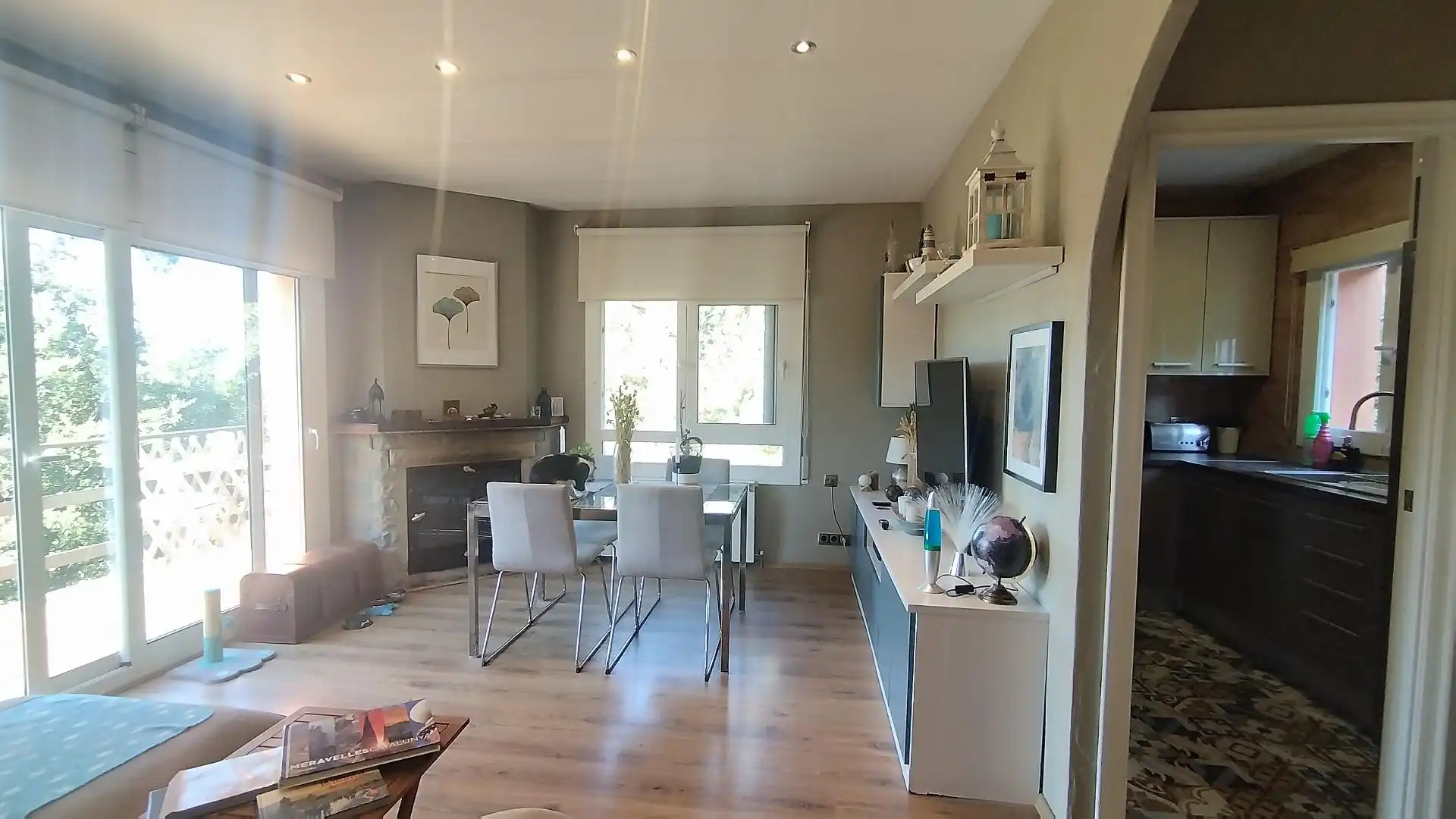 Wohnzimmer von Haus oder Chalet zum Verkauf in Santa Maria de Palautordera mit Heizung und Balkon