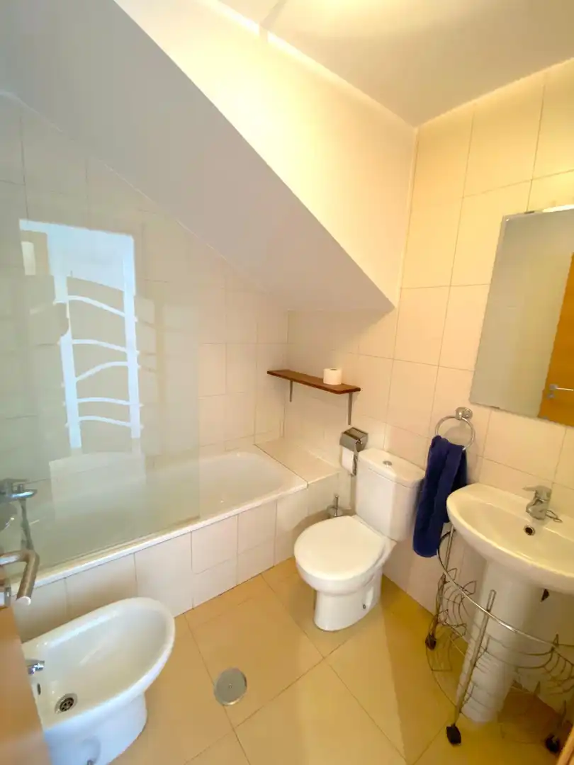 Baño de Apartamento en venta en Alhama de Murcia con Aire acondicionado, Jardín privado y Amueblado