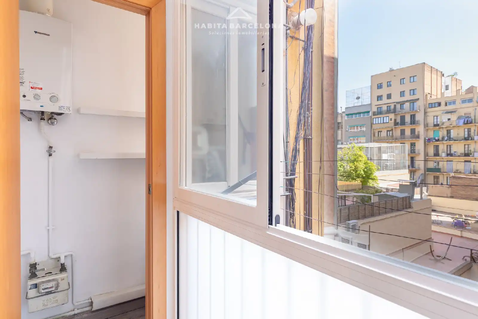 Terrasse von Wohnung zum Verkauf in Barcelona mit Klimaanlage, Heizung und Parkett