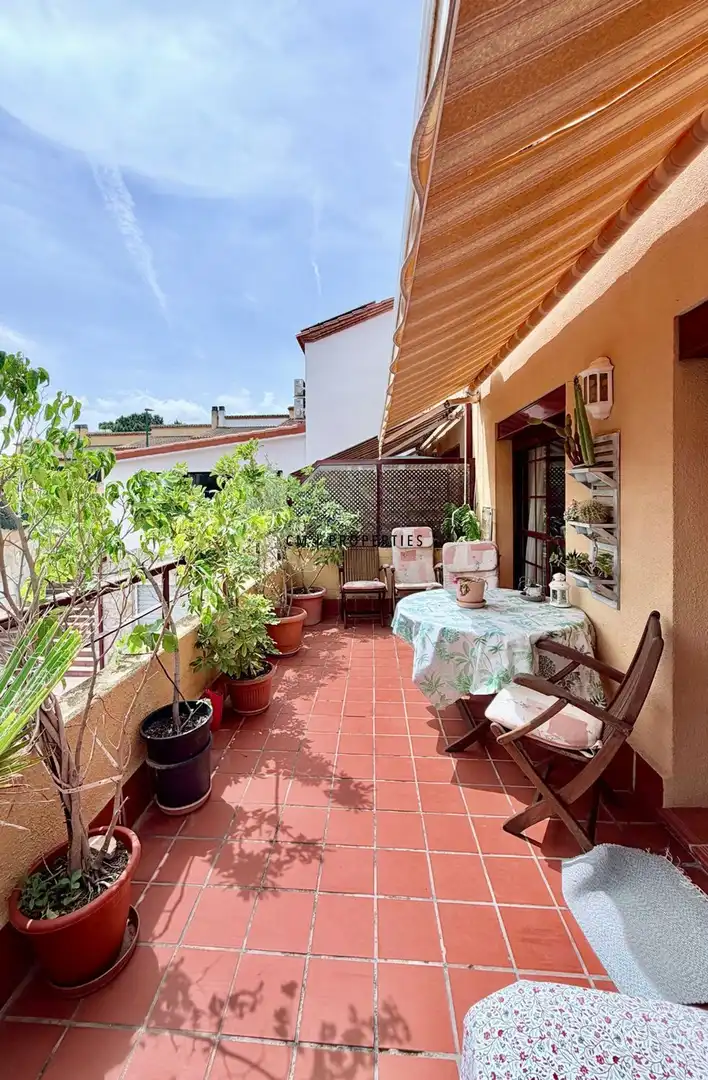 Terraza de Casa adosada en venta en Riba-roja de Túria con Aire acondicionado, Terraza y Piscina