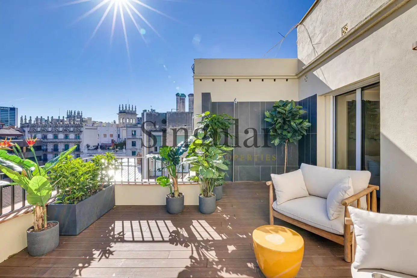 Terraza de Piso en venta en  Barcelona Capital con Calefacción, Terraza y Balcón