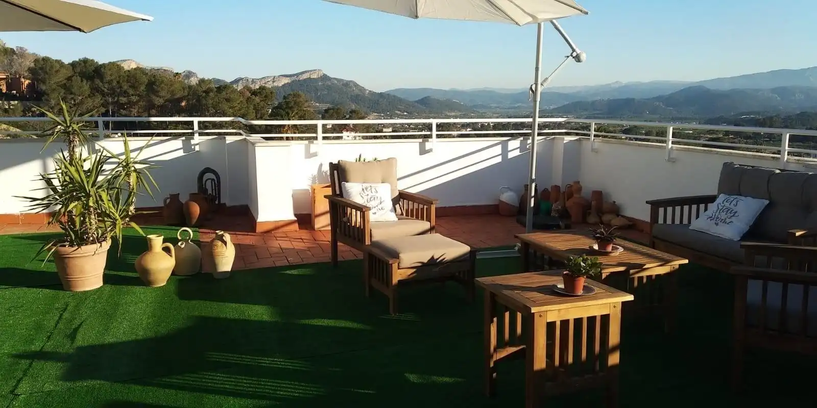 Terraza de Casa o chalet en venta en Gandia con Calefacción, Jardín privado y Terraza