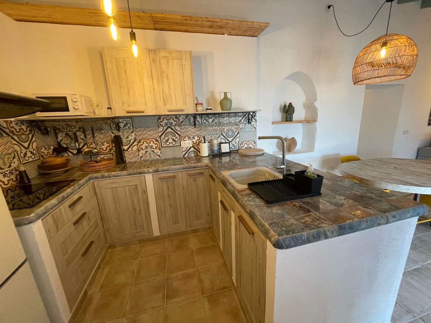 Kitchen of Country house for sale in Benamargosa  with Heating, Terrace and Storage room
