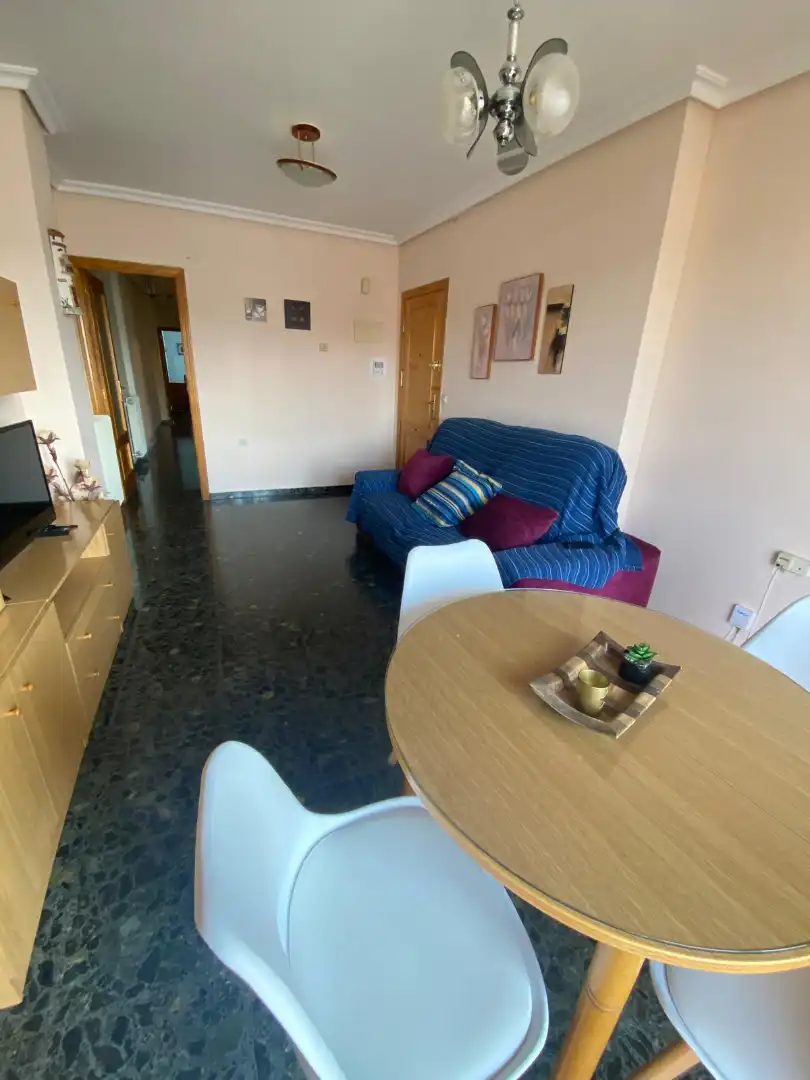 Wohnzimmer von Wohnungen zur Miete in Albacete mit Klimaanlage, Heizung und Möbliert
