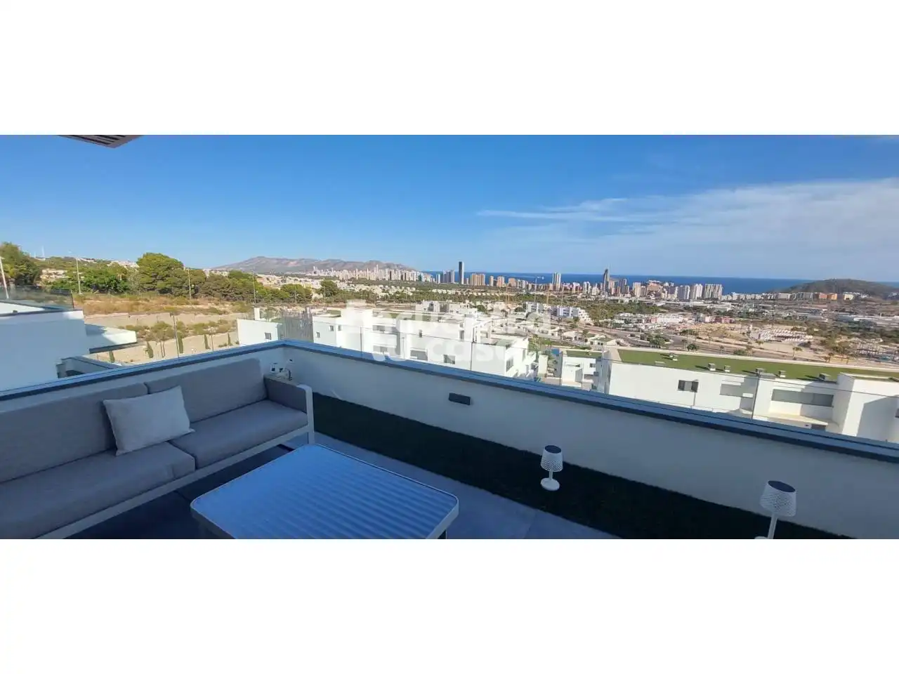 Terrace of Attic for rent in Finestrat  with Air Conditioner, Heating and Terrace