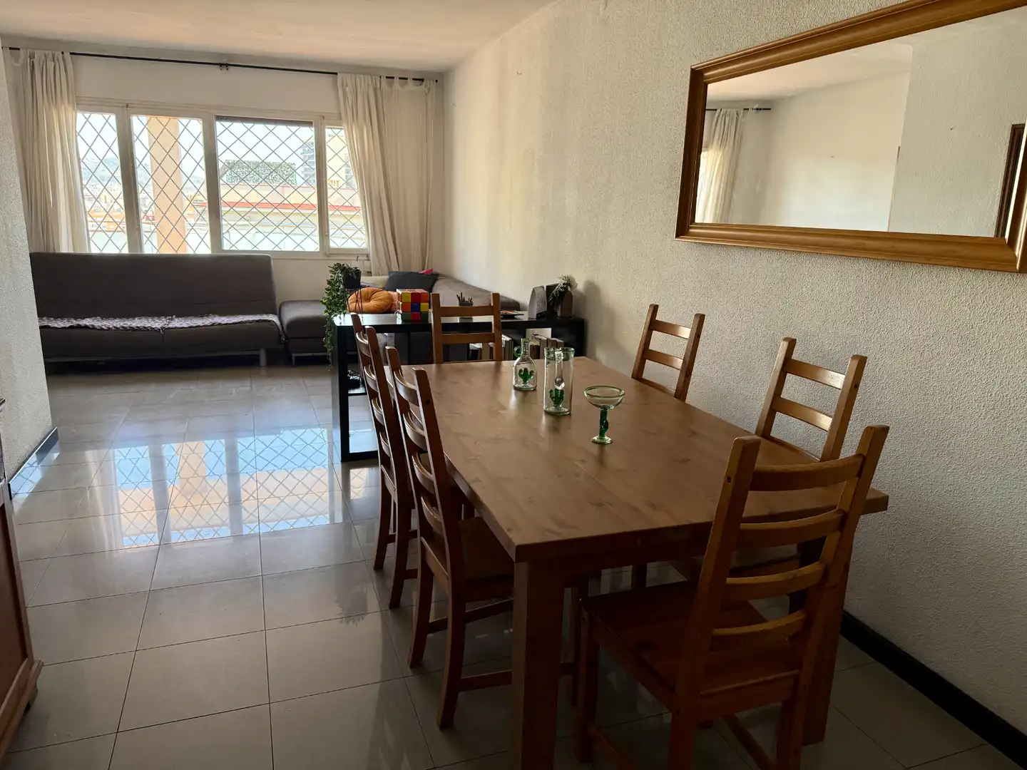 Esszimmer von Dachboden zum Verkauf in Barcelona mit Heizung, Terrasse und Balkon
