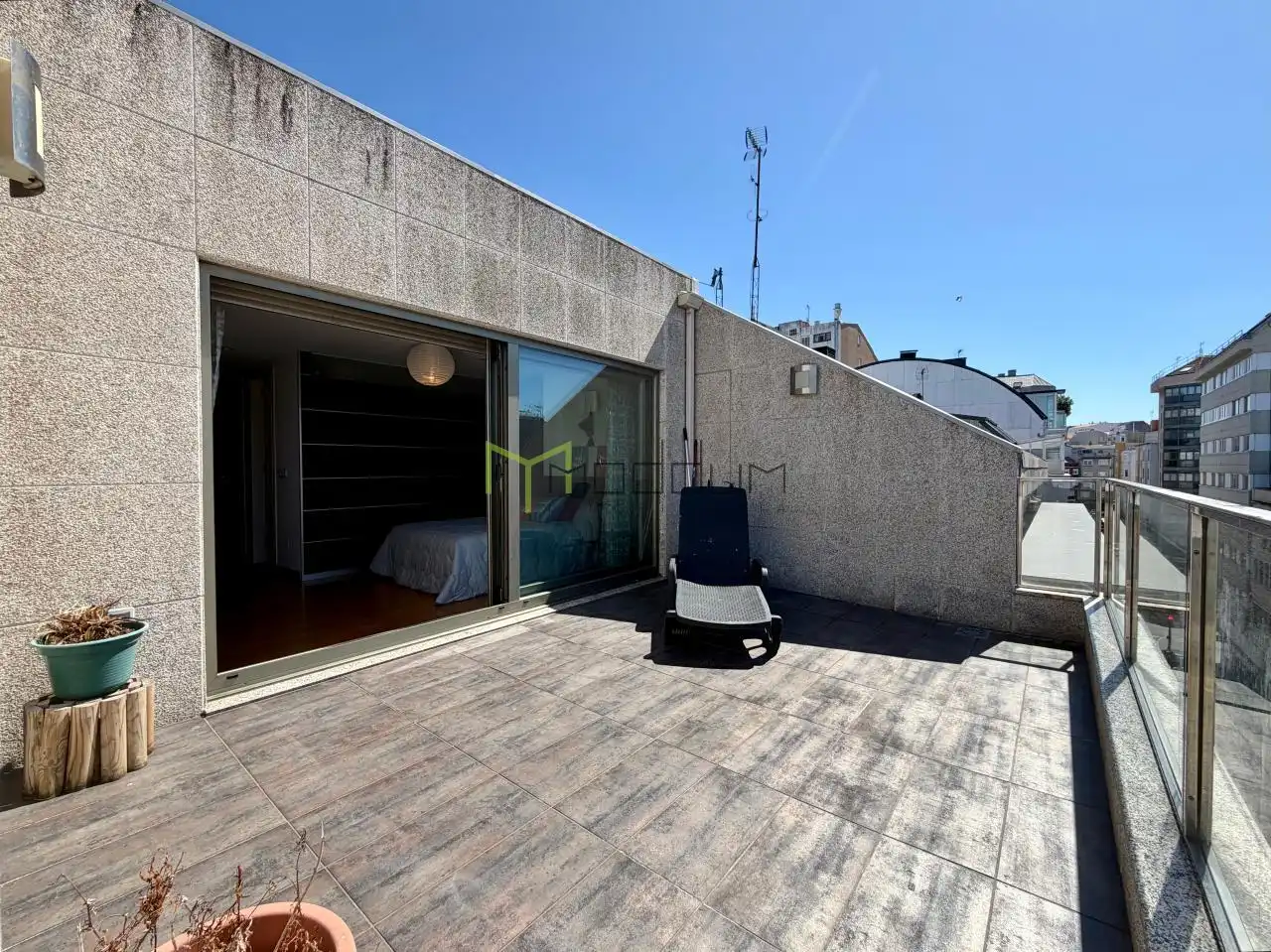 Terraza de Ático en venta en A Coruña Capital  con Calefacción, Terraza y Trastero