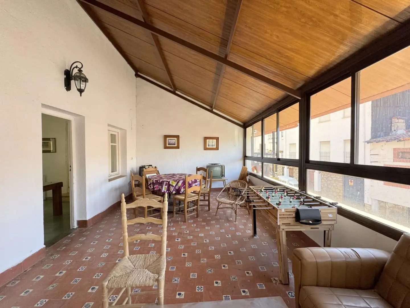 Terrace of Country homes for sale in Poyales del Hoyo  with Air Conditioner, Terrace and Storage room