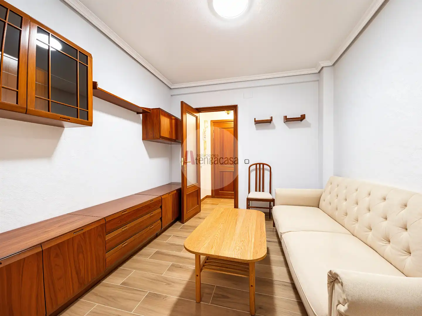 Wohnzimmer von Wohnungen zur Miete in Madrid mit Klimaanlage, Heizung und Parkett