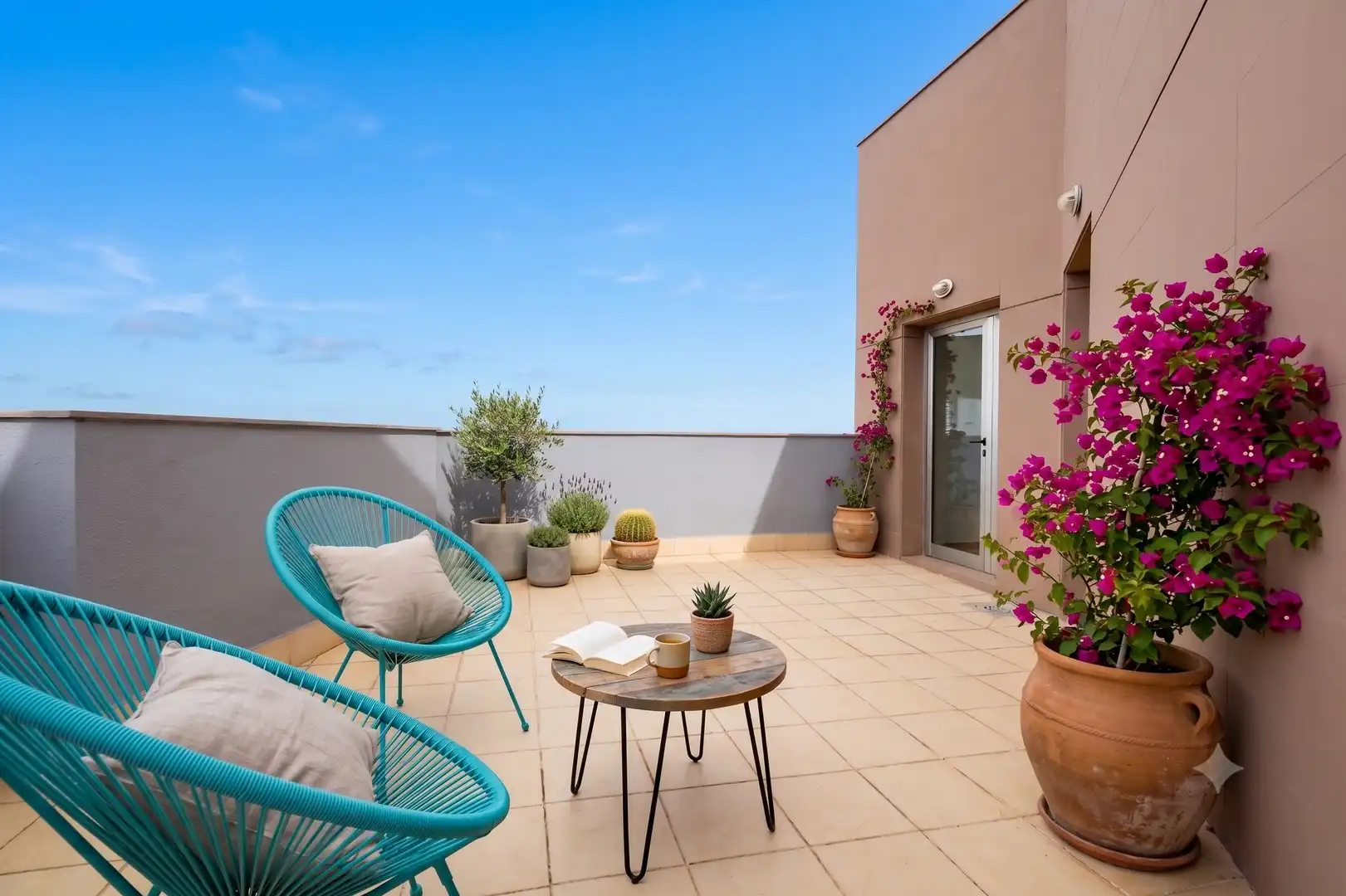 Terraza de Ático de alquiler en San Cristóbal de la Laguna con Terraza, Trastero y Balcón
