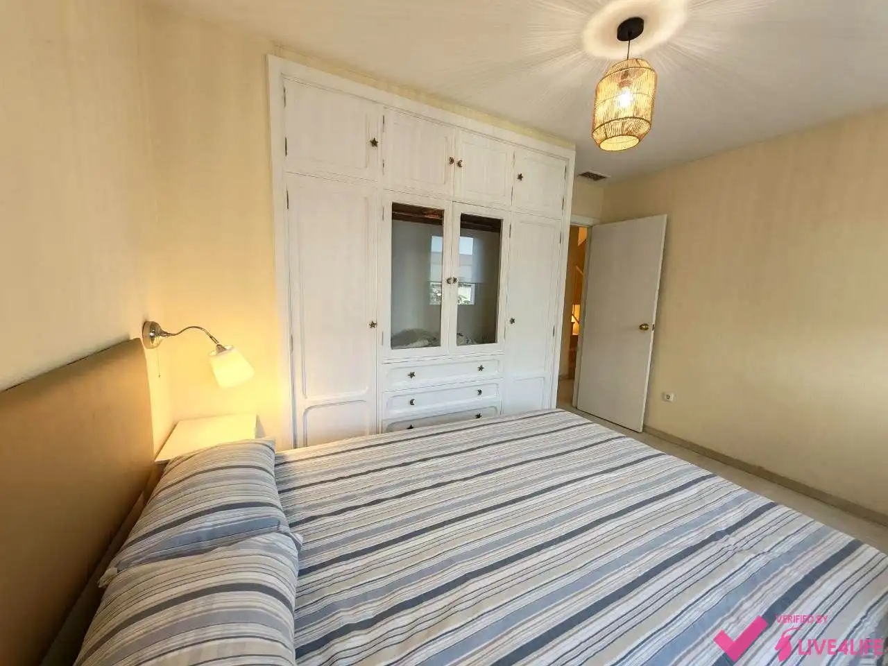 Schlafzimmer von Maisonette zur Miete in Sevilla mit Klimaanlage, Terrasse und Möbliert