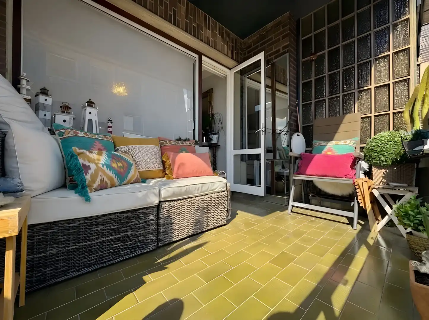 Balcony of Flat for sale in Getxo   with Heating, Terrace and Furnished