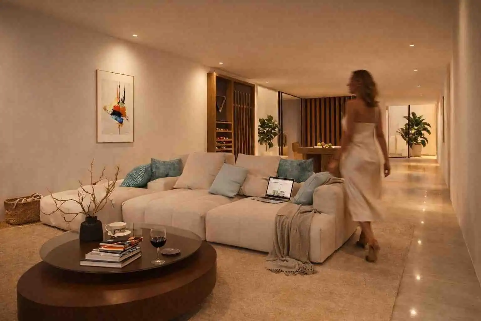 Sala d'estar de Casa o xalet en venda en Estepona amb Aire condicionat, Calefacció i Jardí privat