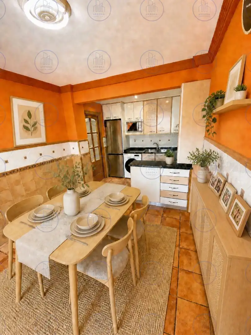 Küche von Wohnung zum Verkauf in Hernani mit Heizung, Parkett und Terrasse