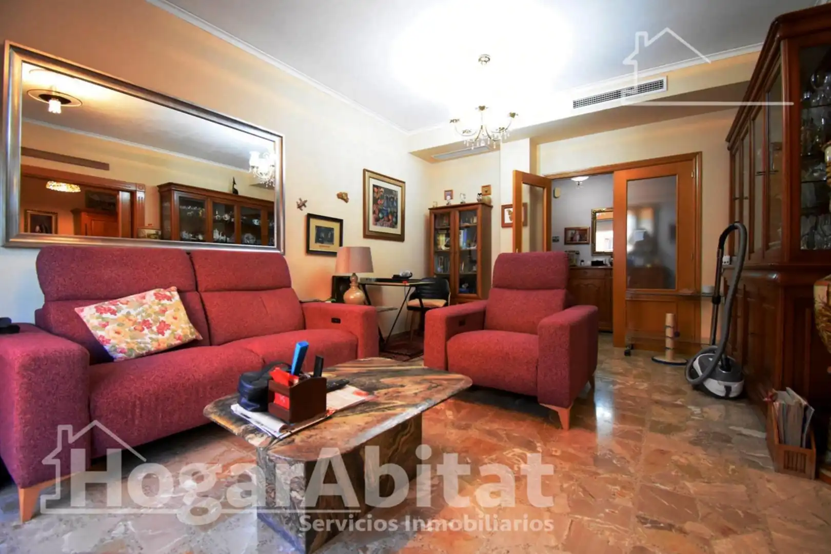 Living room of Flat for sale in Dénia  with Air Conditioner, Heating and Terrace