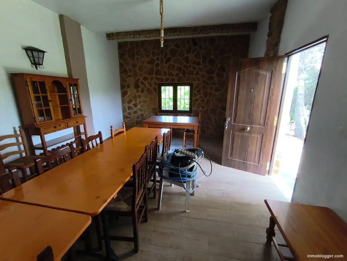Dining room of Flat for sale in Alborache  with Air Conditioner, Furnished and Alarm