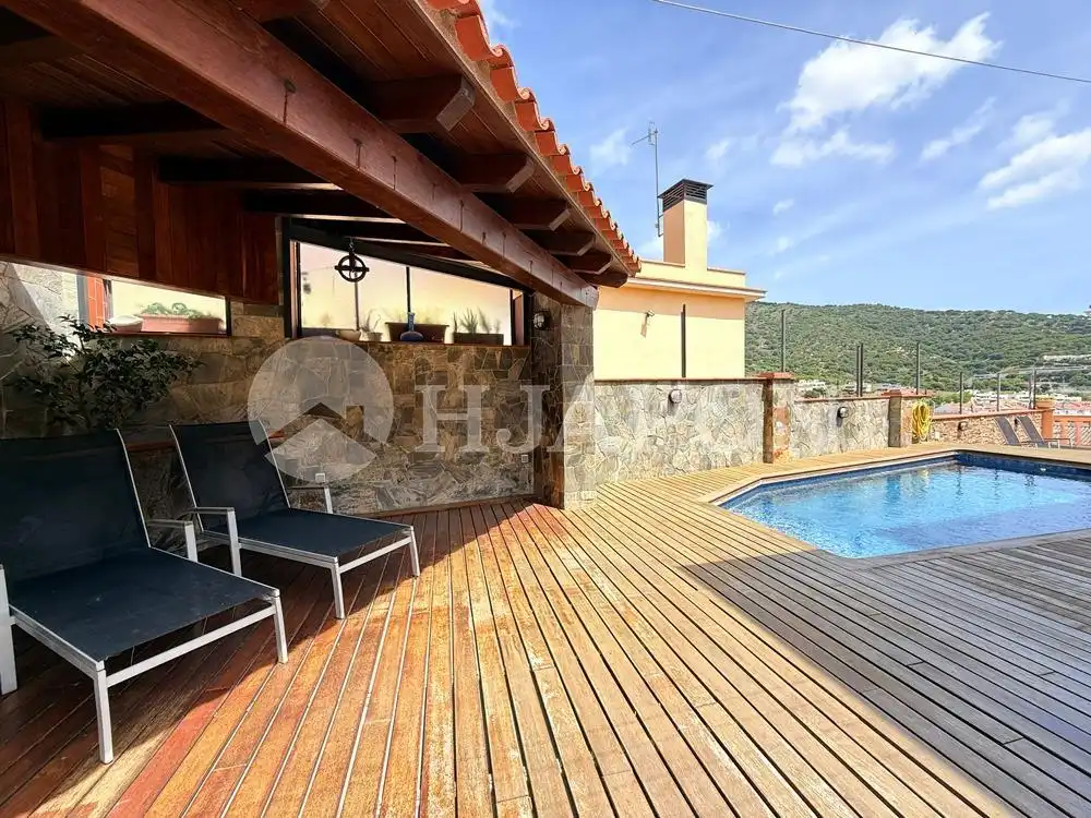 Terrassa de Casa o xalet en venda en Teià amb Calefacció, Jardí privat i Terrassa