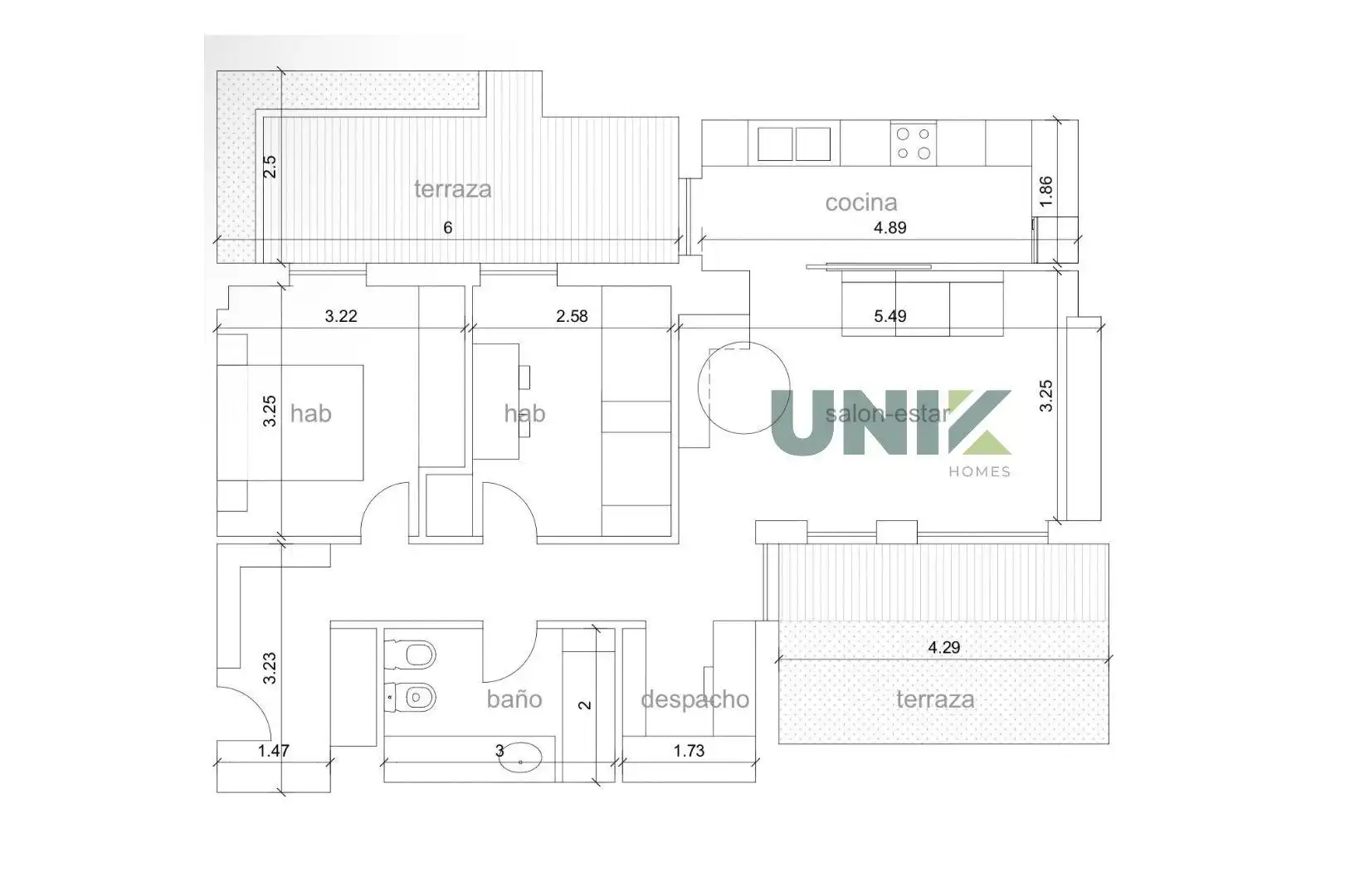 Piso con terraza en venta en Carrer NUMANCIA, imagen 24
