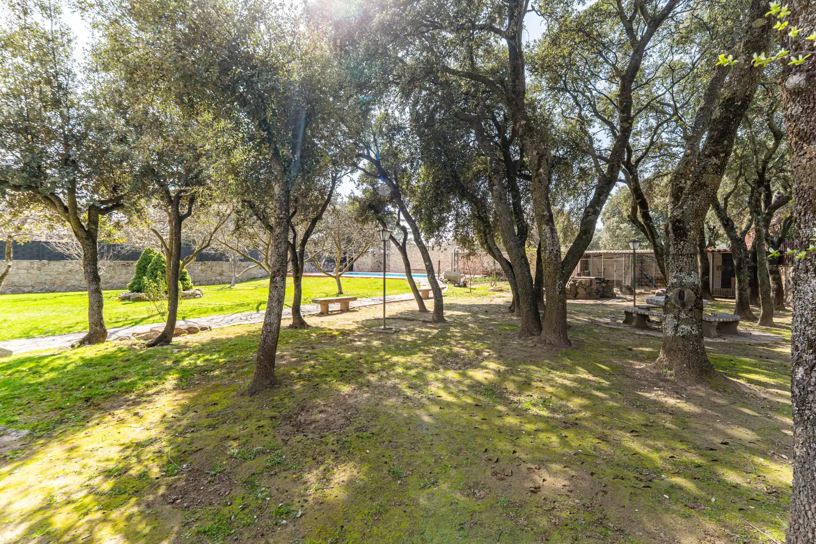 Garden of Houses for sale in Alpedrete  with Furnished
